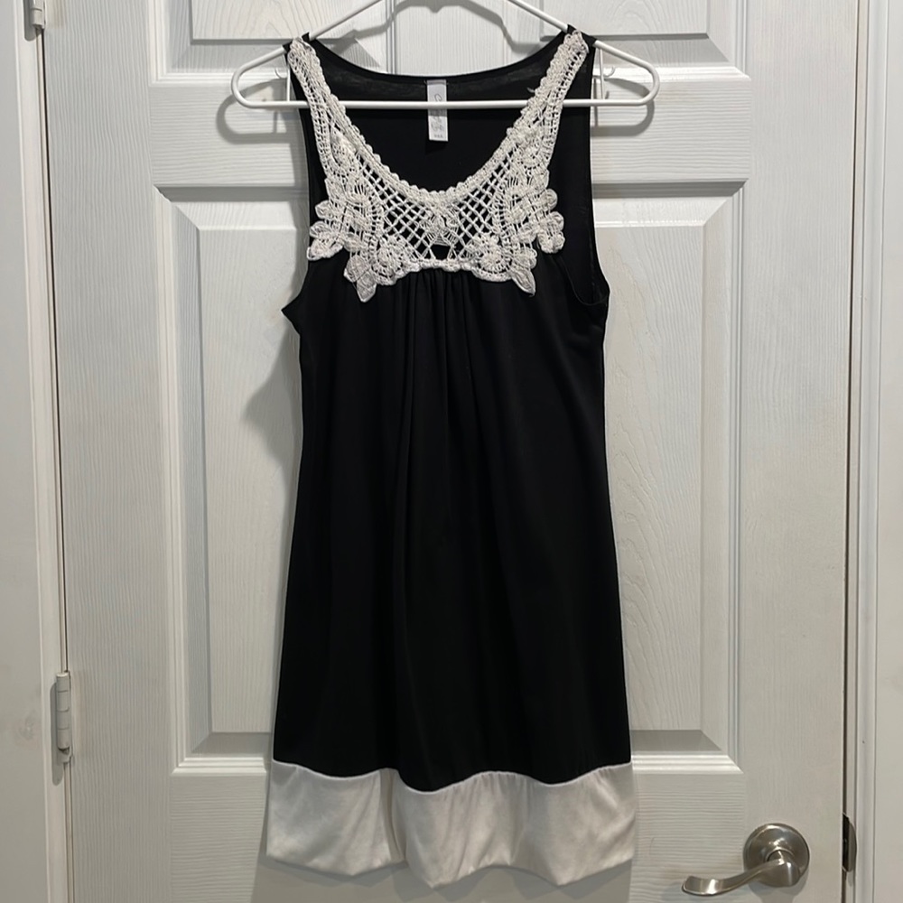 Black and white dress